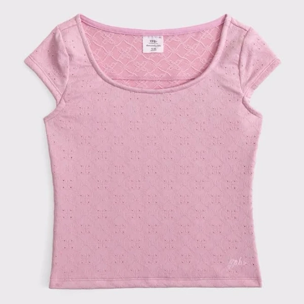 Abercrombie Kids Girls Scoopneck Top