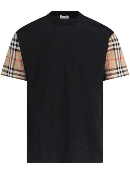 Burberry Vintage Check-sleeve T-shirt | Black | FARFETCH
