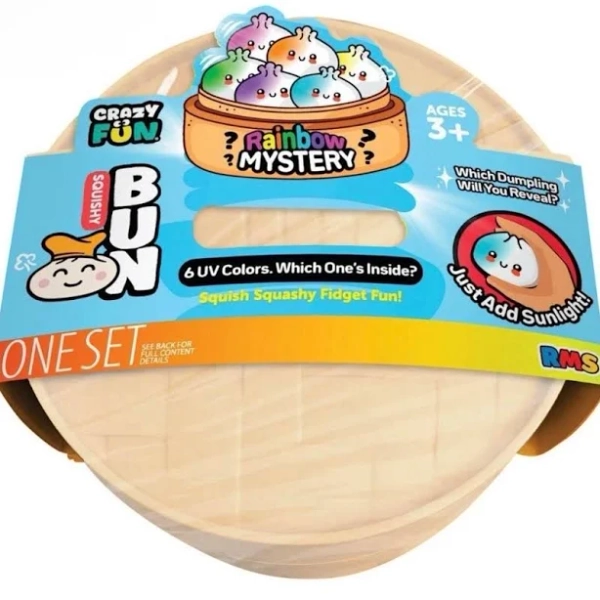 Squishmallows Squishy Bun Rainbow Mystery NEW UV Dumpling Five Below New Sealed - New Toys & Collectibles