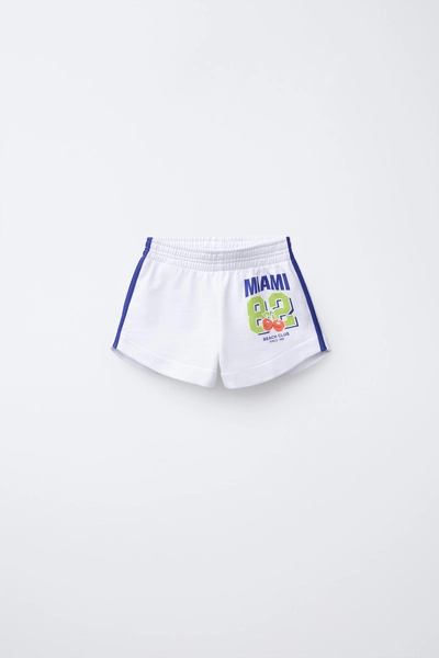 TEXT SIDE STRIPE SHORTS