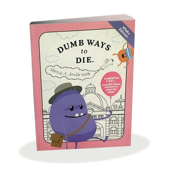 Sketch It! Doodle Book - Kooky Edition - Dumb Ways To Die