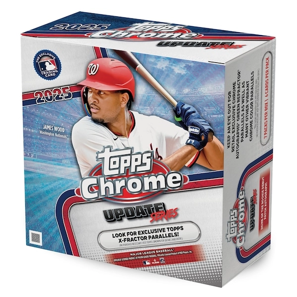 2025 Topps Chrome Updates Baseball Factory Sealed Mega Box
