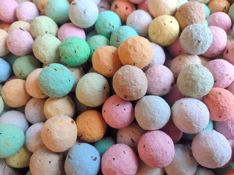 Handmade Wildflower Seed Bombs - US Native Eco-Friendly Party Favor, Zero Waste, Recycled, Sustainable Pollinator Seed Ball Gift