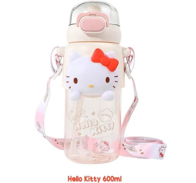 Sanrio Cutie Series Portable Tritan Water Bottle 600ml