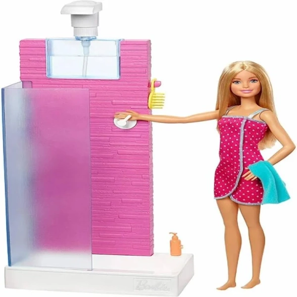 Barbie Doll and Shower/Bath Accessories
