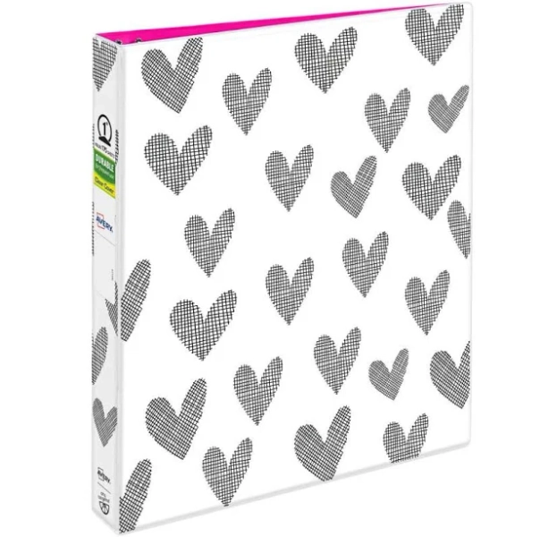 Amy Tangerine Designer Collection Durable View Fashion Binder
