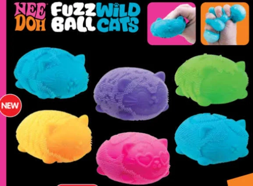 NeeDoh Fuzz Ball Wild Cats
