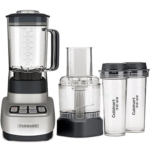 Cuisinart BFP-650 1 HP Blender/Food Processor, Silver, 3_cup