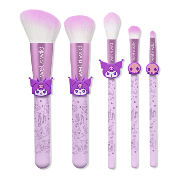 Kuromi Anniversary 5-Piece Makeup Brush Set
