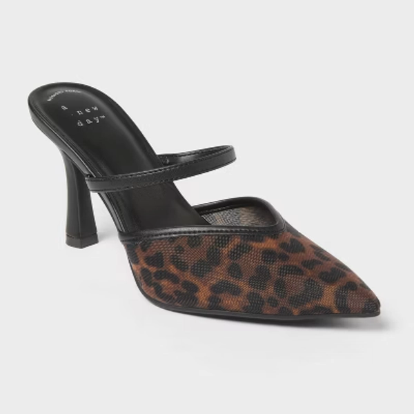 Women’s Sonia Heels with Memory Foam Insole – A New Day™ Light Brown 8