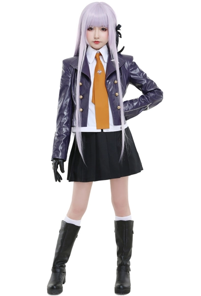 Dangan Ronpa Kyoko Kirigiri Cosplay Costume School Uniform Set