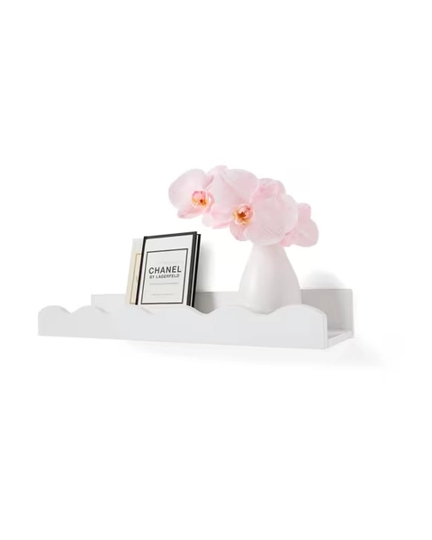 Wave Shelf - White - White - One Size