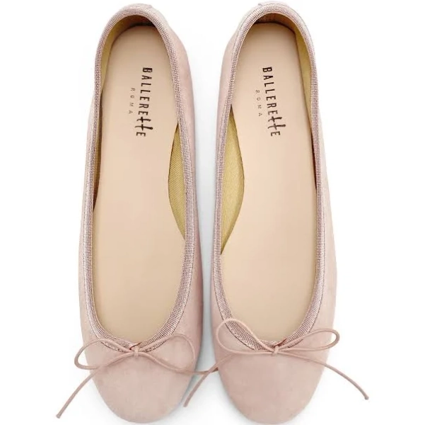 Suede Ballet Flats