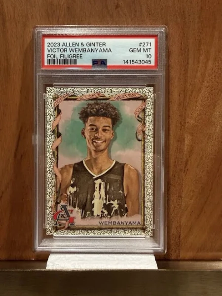 Topps Victor Wembanyama 2023 Allen & Ginter #271 PSA Authenticated 10 Rookie Card