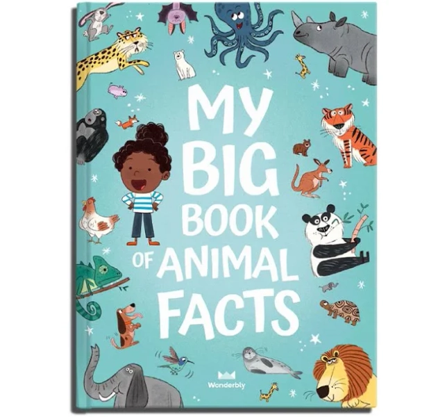 My Big Book of Animal Facts - Personalized Kids' Book - Wonderbly