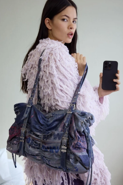 Large ruched bag  women’s accessories  I Desigual.com