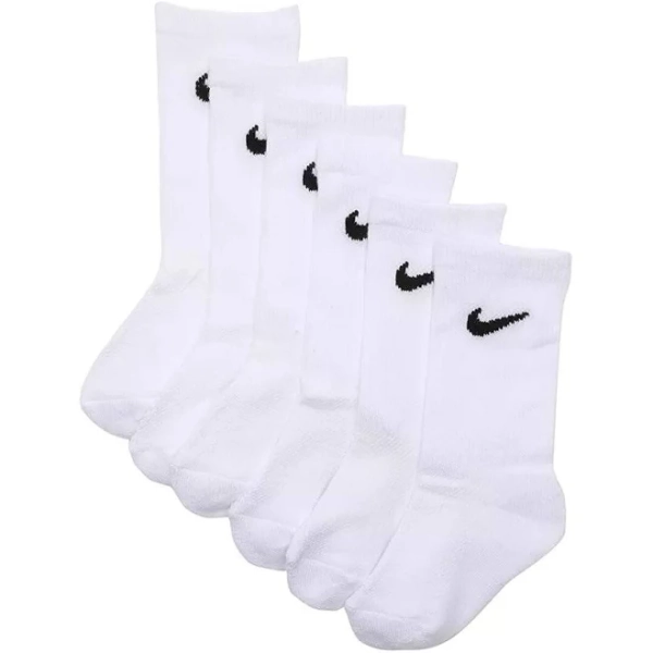 Kids' Nike Boys Unisex 6-Pack Cushioned Crew Socks
