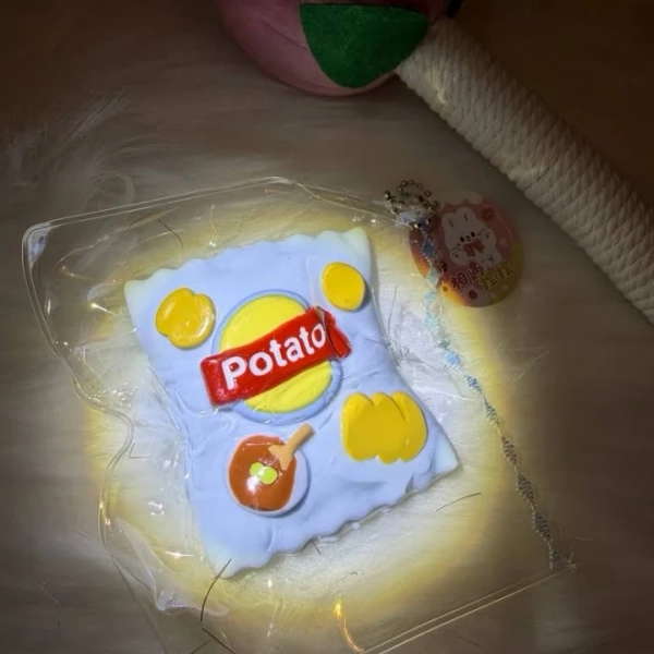 Handmade Stress Relief Taba Squishy Potato Chips