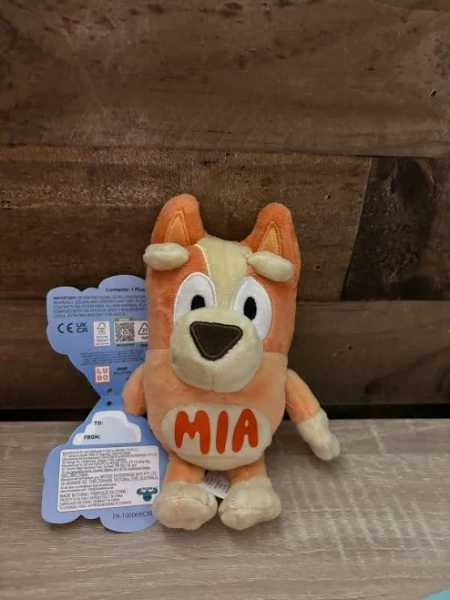 Muffin From Blueyy Show, Bingo, Socks Plushie 8" Stuffy, Personalized Gift Custom Blueyy Show Child Gift, Kid Christmas Gift, Muffin Plushie