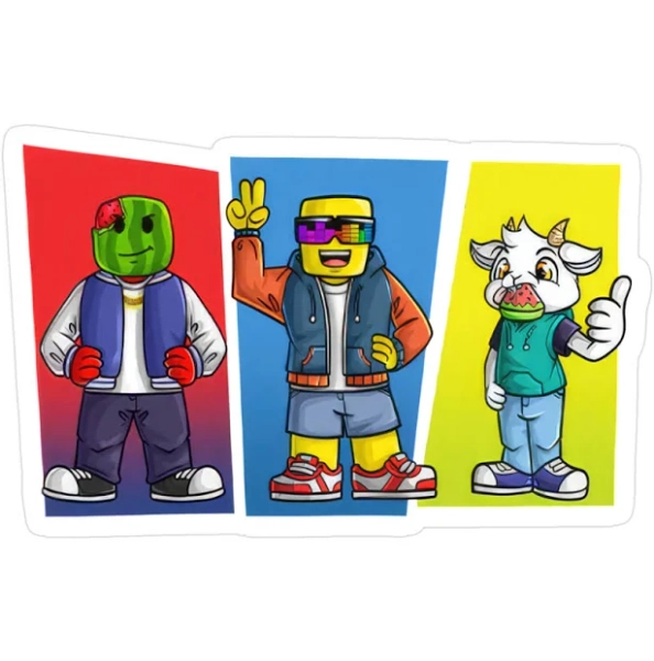 Sunny And Melon Sticker - Redbubble