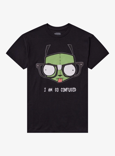 Invader Zim GIR So Confused Girls T-Shirt