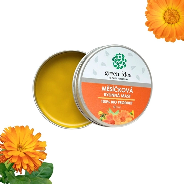 BIO bylinná měsíčková mast nejen na otlaky králíků 50 ml