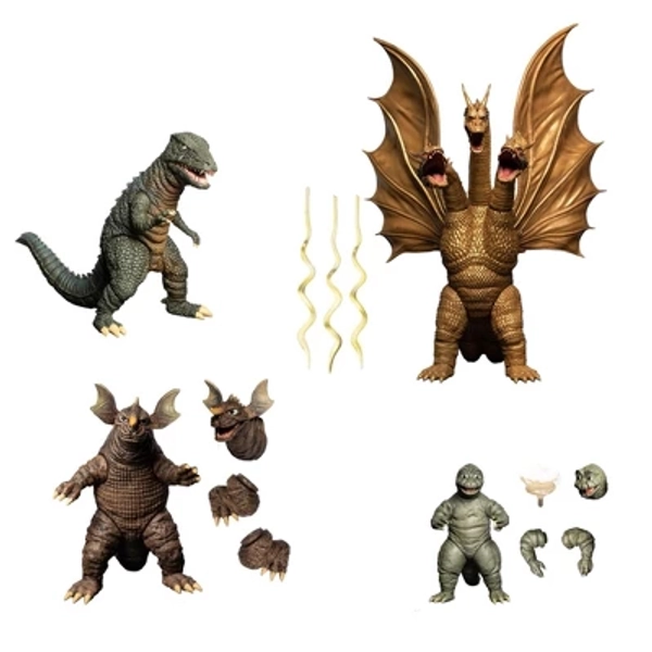 Mezco Toyz Godzilla Destroy All Monsters (1968) 5 Points XL Round 2 Boxed Set