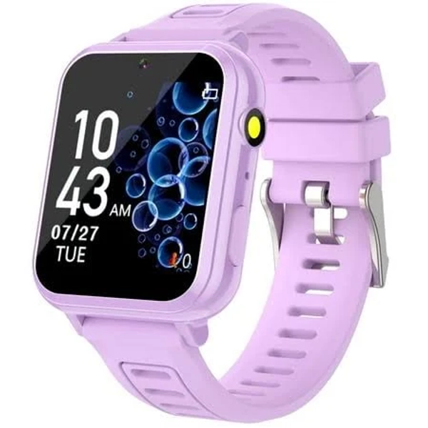 Girls' HD Touch Screen Smart Watch with 24 Puzzle Games and Pedometer