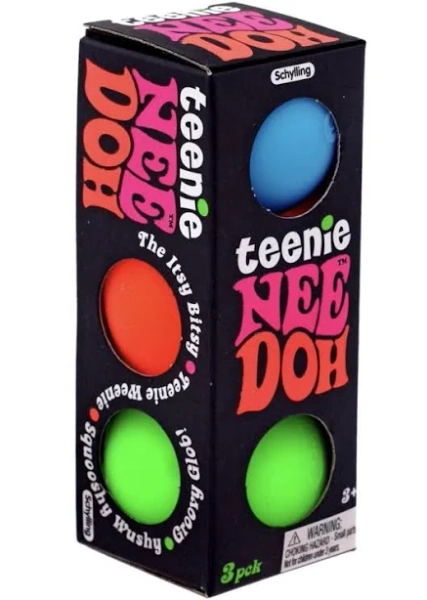 NeeDoh Teenie Small Stress Ball 3-Pack