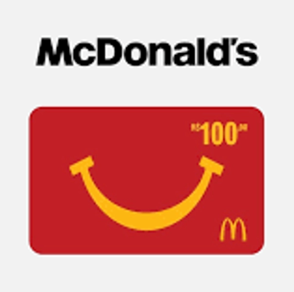 McDonald's R$100 Gift Card