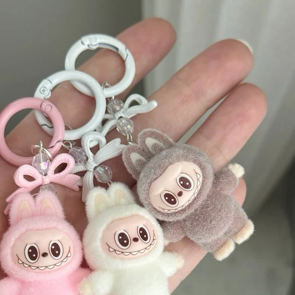 Mini Labubu Keychain 2. Pink