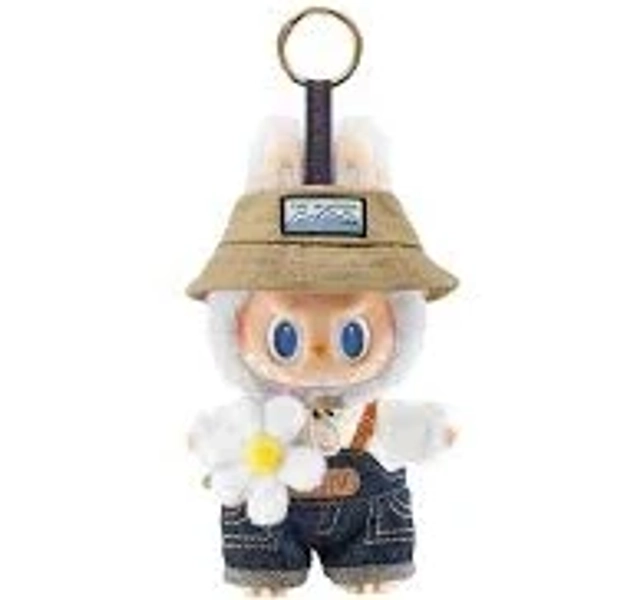 GoodGoods Pop Marts Labubu The Monsters Fall in Wild Plush Doll Toy Keychain for Backpack