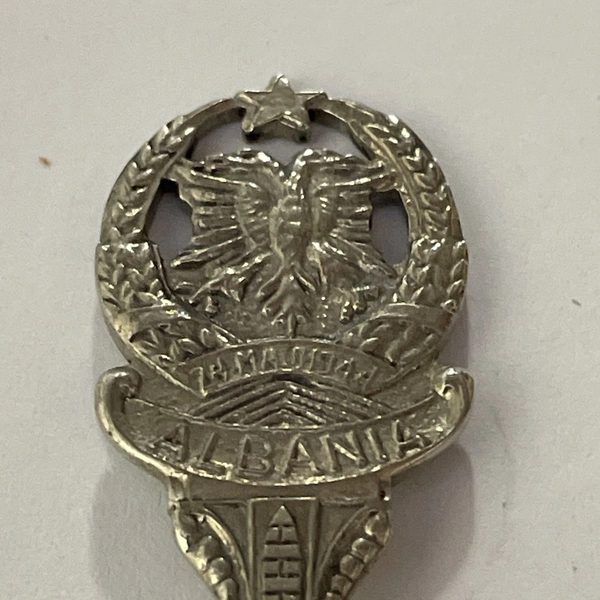 Albania Vintage Souvenir Spoon US Collectible