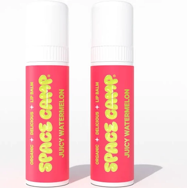 Space Camp Wellness Jumbo Lip Balm Juicy Watermelon 2 Pack