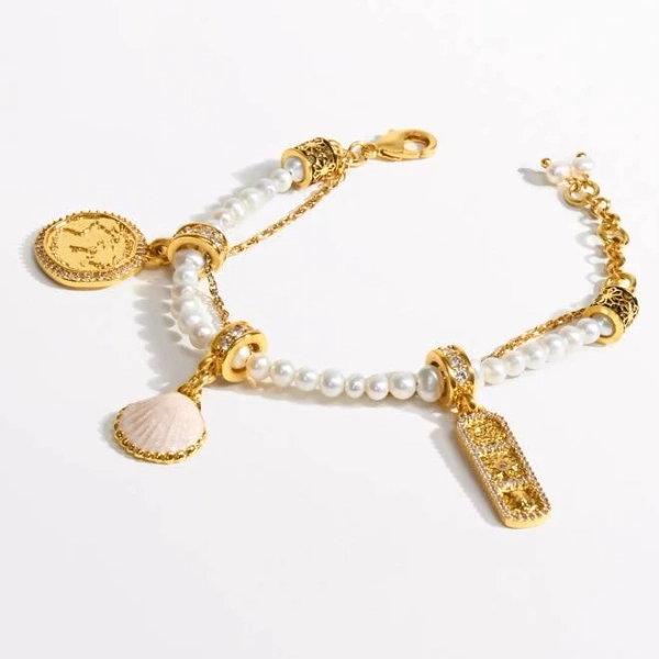 CAMILLA Gypset Glitterati Charm Bracelet