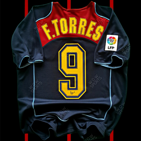 Fernando Torres Atletico Madrid Spider-Man Jersey #9 2004–05 Retro Style