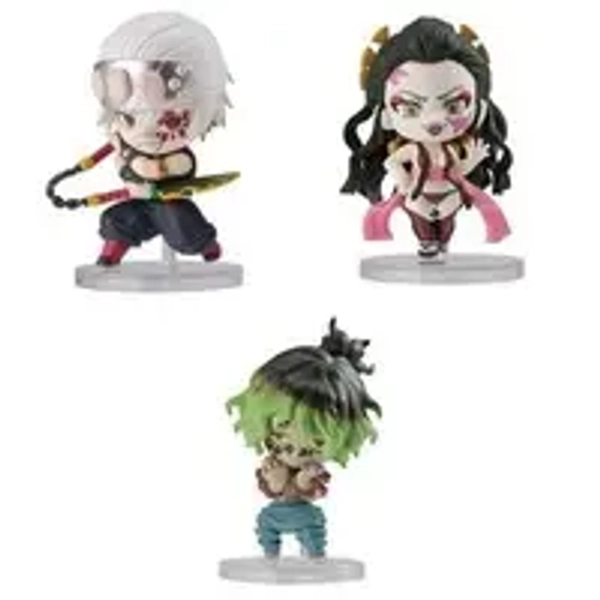(USED) (Full Set) Demon Slayer - Trading Figure - Uzui Tengen & Daki & Gyuutarou