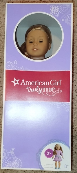American Girl 18" Truly Me # 27 AG  Doll  Blonde Hair, Blue Eyes  New RETIRED