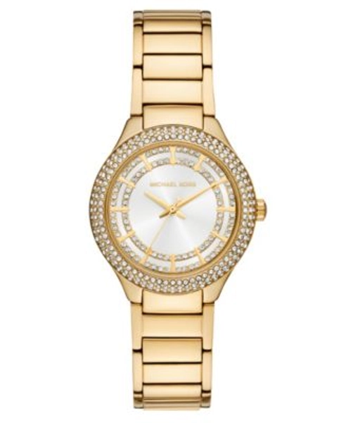 Women's Sylvia Three-Hand Gold-Tone Stainless Steel Watch, 33mm