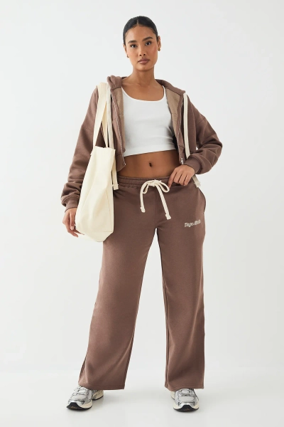 DSGN Studio Contrast Drawcord Mid Rise Straight Leg Jogger