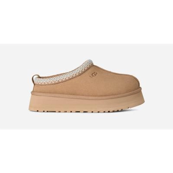 UGG® Women's Tazz II Sheepskin Slippers in Sand, Size 9