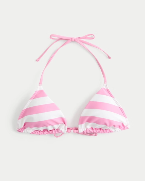 Beaded Triangle Bikini Top