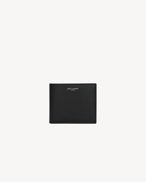 SAINT LAURENT PARIS East/West wallet in smooth leather
