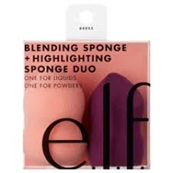 E.L.F. Sponge Duo +Highlighting Blending Sponges, 1 set