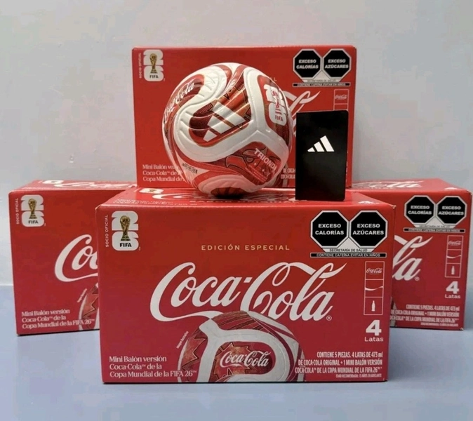 Coca-Cola Trionda FIFA 2026 Mini Soccer Ball world cup Mexico Balon Limited Ed