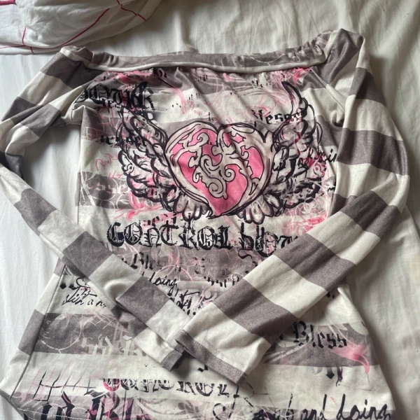 Goth grunge long sleeve shirt