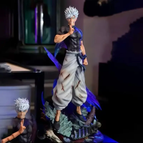 35cm Gojo Satoru Figure Jujutsu Kaisen Action Figures Pvc Collection Room Decora Desk ToysDoll High Quality Version Statue Model