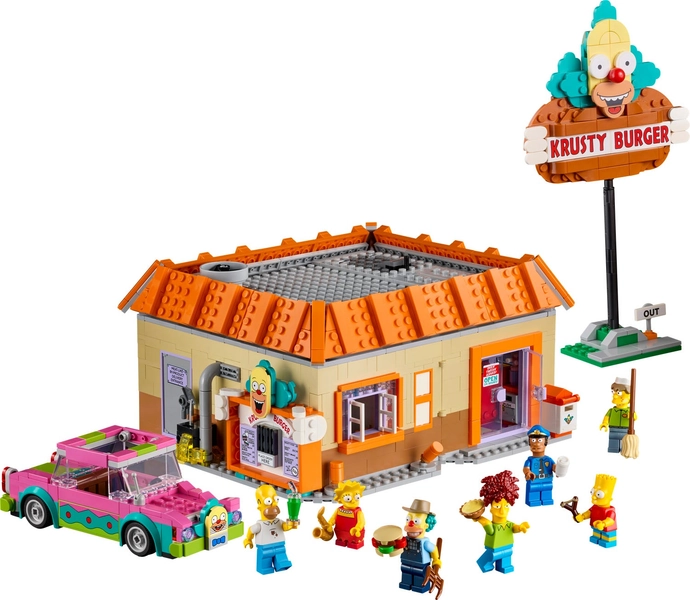 The Simpsons™: Krusty Burger 10352 | LEGO® Icons | Buy online at the Official LEGO® Shop US 