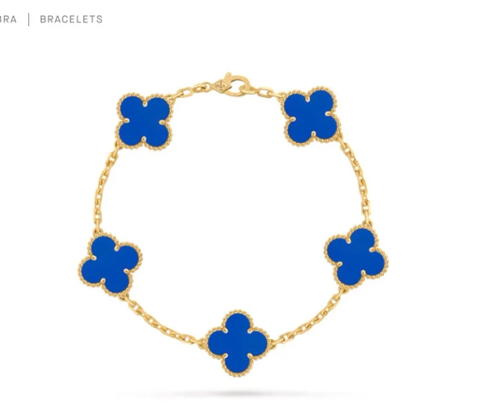 Vintage Alhambra bracelet, 5 motifs
