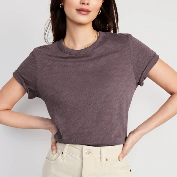 Old Navy Women's Everywear Crew-Neck T-Shirt